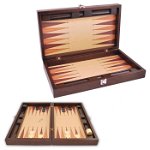 Joc table/backgammon din lemn Premium Gold 52 x 60 cm