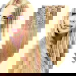 Extensii Clip On Gold Blond Sampanie 27D
