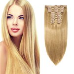 Extensii Clip On Gold Blond Sampanie 27D