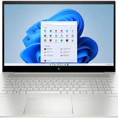 Notebook HP Envy 17-cr0032nn, 17.3" Full HD, Intel Core i7-1260P, RAM 16GB, SSD 1TB, Windows 11 Home, Argintiu