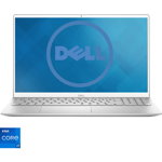 Laptop Dell Inspiron 5502 (Procesor Intel® Core™ i7-1165G7 (12M Cache, 4.60 GHz) 15.6" FHD, 12GB, 1TB SSD, nVidia GeForce MX330 @2GB, FPR, Linux, Argintiu)