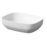 Cersanit K677-016 lavoar Lavoar pe blat Larga Rectangular White Matt (50X38) BOX// CE.KRLA.U-NABL.LARGA-PROST-MAT, Cersanit