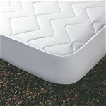 Protecție saltea matlasată cu elastic impermeabilă, 90x200cm, albă
