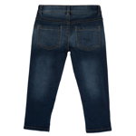 Pantaloni lungi copii Chicco denim, albastru inchis, 08916-65MC, chicco.ro