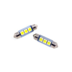 Bec sofit tip siguranta 31mm 3SMD 5050 12V  fara functie Canbus   100lumen   Lumina alba Cod: HH034, 