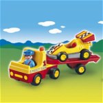 Playmobil - Masina de curse cu remorca