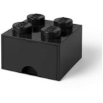 Room Copenhagen LEGO Brick Drawer 4 black - RC40051733, Room Copenhagen