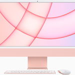 All-In-One PC Apple iMac 24 inch 4.5K Retina, Procesor Apple M1, 8GB RAM, 512GB SSD, 8 core GPU, Mac OS Big Sur, INT keyboard, Pink