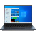Laptop Asus VivoBook Pro 14 OLED K3400PH-KM020T (Procesor Intel® Core™ i7-11370H (12M Cache, up to 4.80 GHz, with IPU) 14" WQXGA+ 90Hz, 16GB, 1TB SSD, nVidia GeForce GTX 1650 @4GB, Win 10 Home, Albastru)