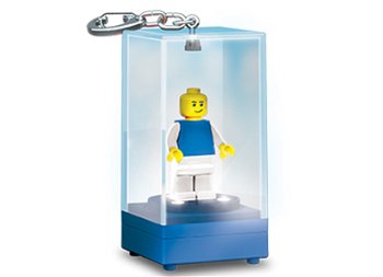 Breloc lanterna cutie albastra lego, Lego