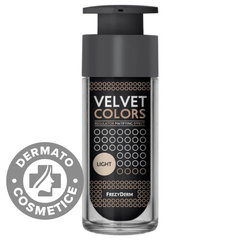 Fond de ten Velvet Colors, nuanta Light, 30ml, FrezyDerm, FREZYDERM