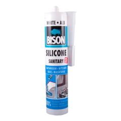 Silicon sanitar Bison alb 280 ml, Bison