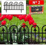 Gard decorativ gradina, 1 panou, lungime 57,5 cm
