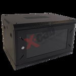 Cabinet metalic de perete 19”, tip rack wallmount, 9U 600x800 mm, Xcab S Negru, Xcab