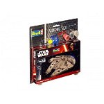 Figurina Kit de Asamblare Star Wars 1/241 Model Set Millennium Falcon 10 cm, Revell