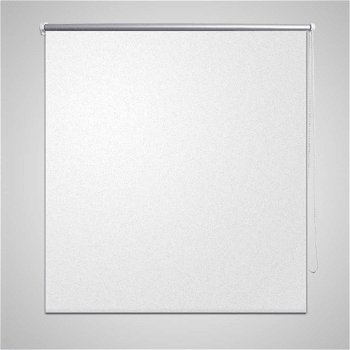 Jaluzea opacă rulabilă, 140 x 175 cm, alb, vidaXL