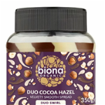 Crema de ciocolata cu alune Duo Swirl bio 350g Biona