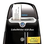 Aparat etichetat LabelWriter Duo, etichete plastic sau hartie, imprimanta profesionala cu conectare PC, Dymo LW S0838920