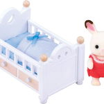 Sylvanian Families-Set Patut Bebe Iepuras Chocolate, Epoch di Fantasia srl