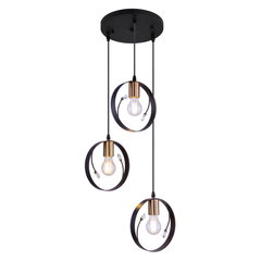 Pendul Vigo, 3 x E27, 60W, negru