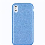 Husa de protectie, Glitter Case, Samsung Galaxy S8 Plus, Albastru, OEM