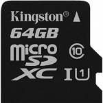 Card memorie MICROSDXC 64GB CL10 UHS-I SDCS/64GBSP, KINGSTON