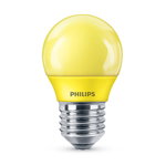 Bec LED Philips colorat P45 3.1 25W YE Galben E27, Philips