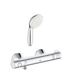 Pachet Baterie dus termostat Grohe Grohtherm 800 + para dus Mono Grohe New Tempesta