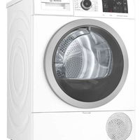 Uscător de rufe cu condensare si pompa de caldura Bosch WTWH762BY, 9 kg, Tehnologie AutoDry, Control electronic, Display LED, Home Connect, Alb
