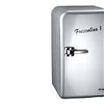 Mini frigider Trisa Frescolino Silver, 17L, Alimentare 220V si auto 12V