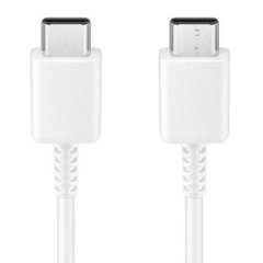 Cablu date SAMSUNG EP-DA705BWEGWW, USB-C - USB-C, 1m, alb Cablu date SAMSUNG EP-DA705BWEGWW, USB-C - USB-C, 1m, alb