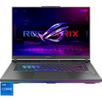 Gaming 16'' ROG Strix G16 G614JV, QHD+ 240Hz, Procesor Intel Core i7-13650HX (24M Cache, up to 4.90 GHz), 16GB DDR5, 512GB SSD, GeForce RTX 4060 8GB, No OS, Eclipse Gray, Asus