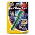Lanterna LED pentru copii Brainstorm Toys, 22 x 4 cm, Verde