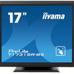 Monitor Iiyama ProLite T1731SR-B5 17inch TN LED 1280 x 1024 5ms Touch Matte Black t1731sr-b5