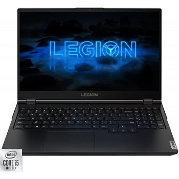 Laptop Lenovo Legion 5 FHD 15.6 inch Intel Core i5-10500H 8GB DDR4 512GB SSD GeForce RTX 3050 Ti Phantom Black