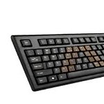 Kit A4Tech KRS-8572 - Tastatura KRS-85, USB, Black + Mouse Optic OP-720-B, USB, Black