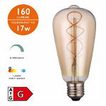 Sursa de iluminat (Pack of 5) LED Rustika Light Bulb (Lamp) ES/E27 4W 160LM, dar lighting group