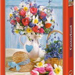 Puzzle Castorland, Spring in Flower Pot, 500 piese