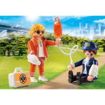 Playmobil - Set 2 Figurine - Doctor Si Politist, Playmobil