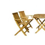 Basic Set 4 Masa cu 4 scaune lemn masiv