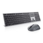 Kit tastatura + mouse wireless Dell Premier KM7321W, 2.4GHz&Bluetooth 5.0, multidevice, US International layout