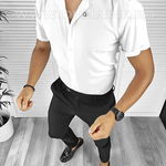 Camasa barbati casual alba slim fit B8410 O5-2.2