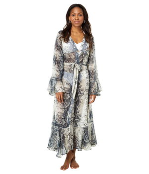 Imbracaminte Femei America  Beyond Mink Snakeskin Maxi Kimono Snake, America & Beyond