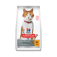 Hrana uscata pisici, Hill's Science Plan Feline Adult Sterilised Chicken, 3 kg, Hills Hrana uscata pisici, Hill's Science Plan Feline Adult Sterilised Chicken, 3 kg, Hills