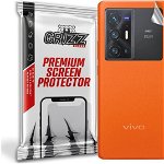 Film de protectie spate, folie spate GrizzGlass SatinSkin pentru Vivo X70 Pro Plus, Transparent, GrizzGlass