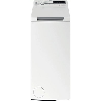 Masina de spalat rufe cu incarcare verticala Whirlpool TDLR7231BSEU, 7 kg, 1200 rpm,Clasa D, Motor Inverter, Display digital, Tehnologia al-6lea Simt, Alb