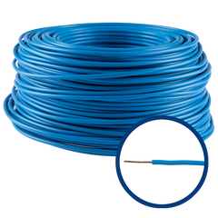 Cablu electric FY, H07V-U, 1.5 mm², 100 m, albastru