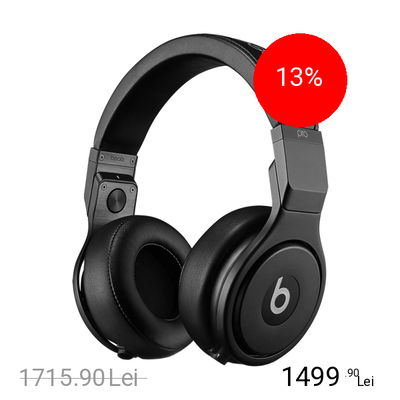 Casti audio Over-Ear Beats Studio Pro, Wireless, Noise Cancelling, Bluetooth 5.3, Negru