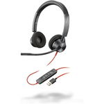 Casti USB Plantronics Stereo BlackWire 3220, BW3320 Black