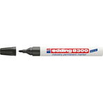 Marker permanent Edding 8300 Industrial, corp metalic, varf rotund, 1.5-3 mm, negru, Edding